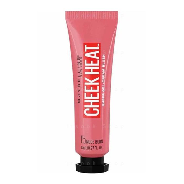 رژگونه مایع میبلین مدل Cheek Heat شماره 15 - فروشگاه پیرسوک