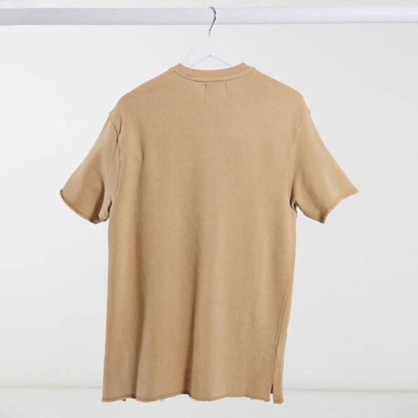 تی شرت لبه سنگ شور برشکا کرمی – فروشگاه پیرسوک (3)
