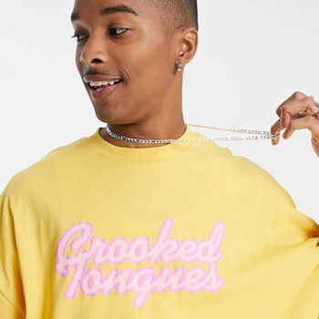 تی شرت مردانه فانتزی crooked tongues - فروشگاه پیرسوک