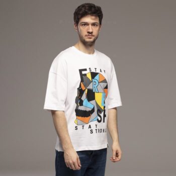 تی شرت مردانه گرافیکی کچ جینز - فروشگاه پیرسوک