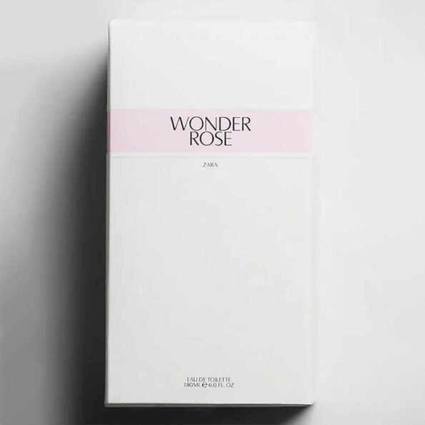 عطر زارا واندر رز WONDER ROSE فول سایز 180 میل – فروشگاه پیرسوک (3)